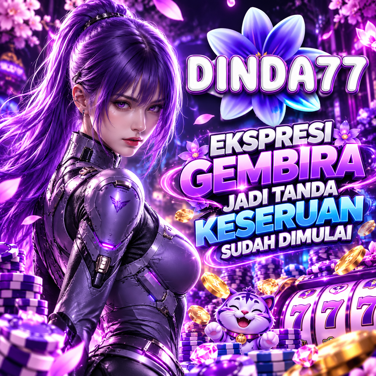 DINDA77 >> Ekspresi Gembira Jadi Tanda Keseruan Sudah Dimulai
